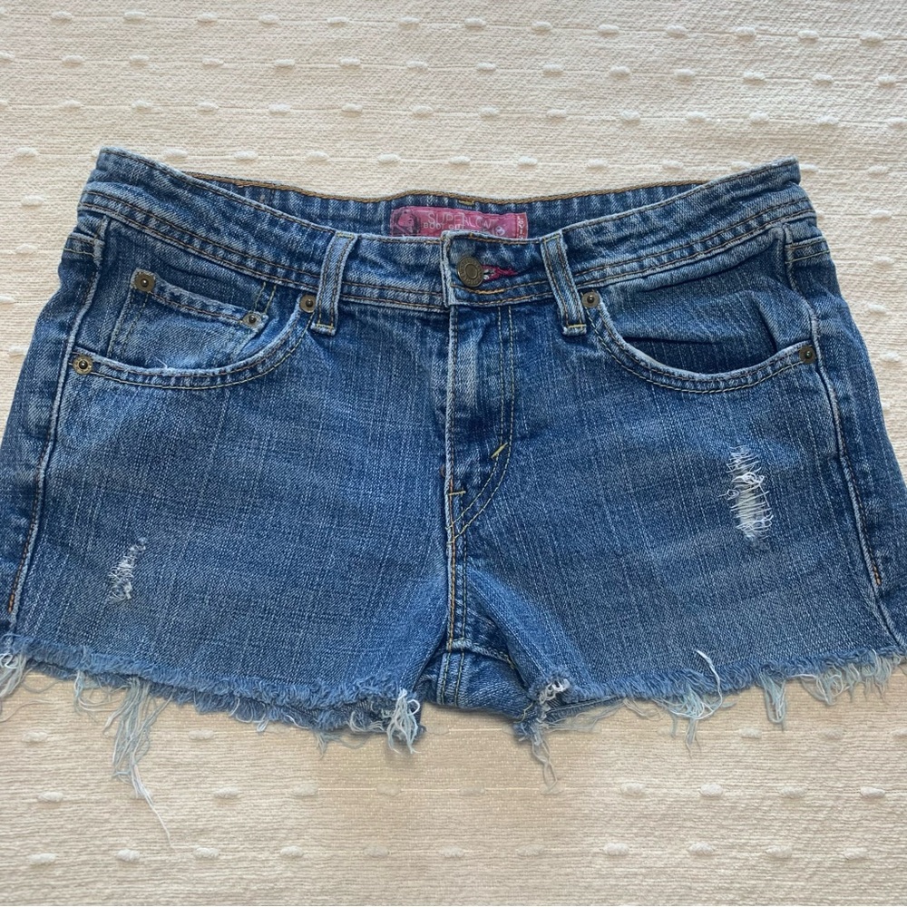 Levis Super Low Boot Cut 518 Jeans Shorts‎ Size 7M